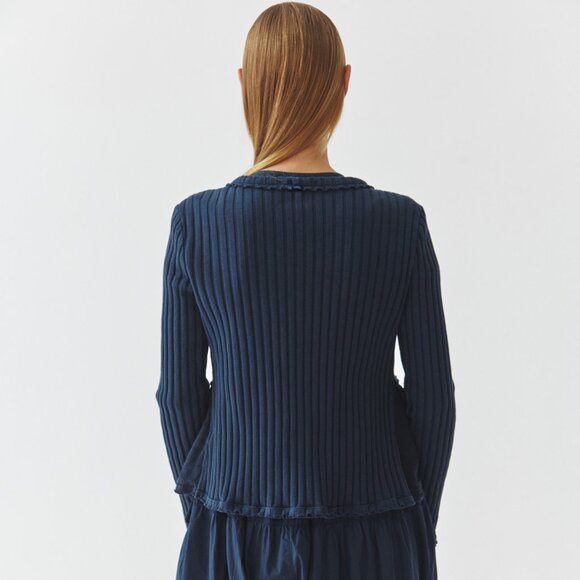 Kedziorek Linen and Cotton Cardigan - Size 38 (US 6/8) - Picture 2 of 10